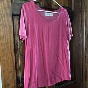 M. Rena Pink Relaxed Short Sleeve T-Shirt